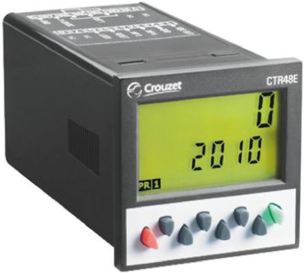 Crouzet - 87629121 - Crouzet 6λ LCD ּ 87629121, -999999  999999ʾΧ, ѹ, 30 V ֱԴ		
