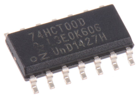 Nexperia - 74HCT00D - NXP 74HCT00D 4 2 NAND ߼, 4mA, 4.5  5.5 VԴ, 14 SOICװ		