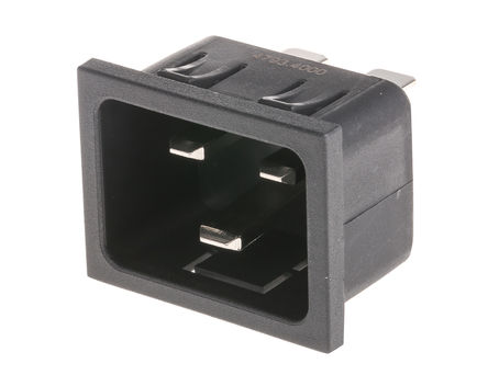 Schurter - 4793.4000 - Schurter Ƕʽ C20 IEC ͷ 4793.4000, 20A, 250 V 		