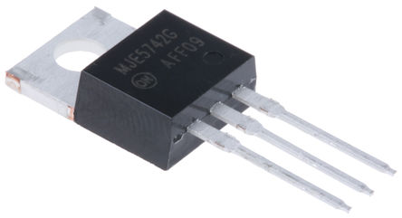 ON Semiconductor - MJE5742G - ON Semiconductor MJE5742G NPN ֶپܶ, 8 A, Vce=400 V, HFE=50, 3 TO-220װ		