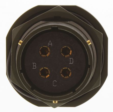 Amphenol - 62GB-57A22-04SN - Amphenol 62GB ϵ 4· 尲װ    62GB-57A22-04SN, ĸо, ǳߴ22, MIL-DTL-26482		