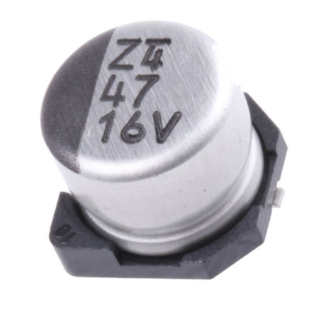 Nichicon - UWX1C470MCL1GB - Nichicon WX ϵ 16 V ֱ 47F SMD  UWX1C470MCL1GB, 20%ݲ, +85C		