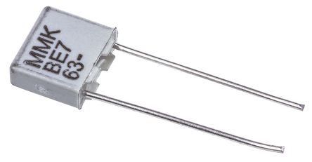 KEMET - MMK5104J63J01L15.0ABULK - KEMET MMK ϵ 100nF ͨ PET  (PET) MMK5104J63J01L15.0ABULK, 5%ݲ, 40 V 63 V ֱ, -55  +100 C		