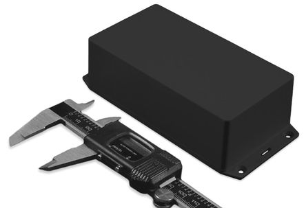 Hammond - 1591XXDSFLBK - Hammond 1591 ϵ IP54 ABS  1591XXDSFLBK, , 152.43 x 82.43 x 47.75mm		