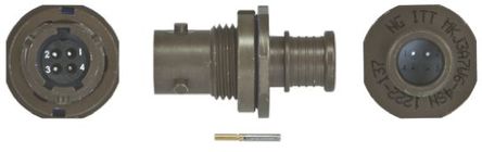 ITT Cannon - MKJ3A7W6-4SN - ITT Cannon MKJ ϵ 4· 尲װ ֱ   MKJ3A7W6-4SN, ĸ, ʽӺ		