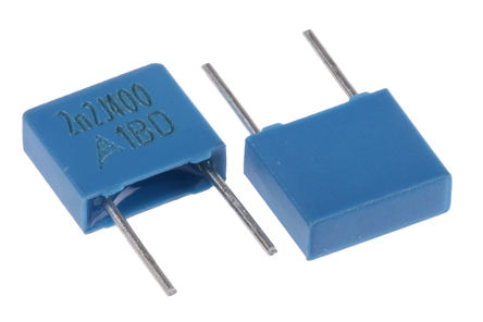 EPCOS - B32529C6222J - EPCOS B32529 ϵ 2.2nF ͨ PET  (PET) B32529C6222J, 5%ݲ, 200 V 400 V ֱ, -55  +125 C		