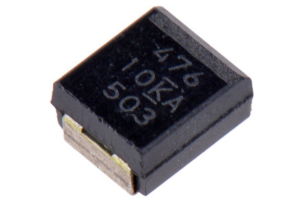 KEMET - T591B476M010ATE070 - KEMET T591 ϵ 47F 20% SMD  T591B476M010ATE070, 10 V ֱ, B װ, 70m ESR, +125C		