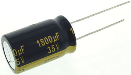 Panasonic - EEUFC1V182 - Panasonic FC  ϵ 35 V ֱ 1800F ͨ  EEUFC1V182, 20%ݲ, 22m(ֵ), +105C		