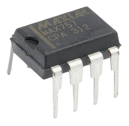 Maxim - MAX757CPA+ - Maxim MAX757CPA+ ѹת ɵ/̶, 2.7  5.5 V, 8 PDIPװ		