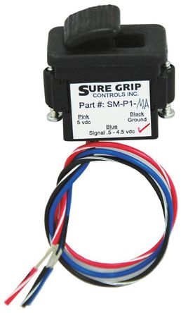 Suregrip - SM-P1-MA - IP66 滑动 预接线 Maintained 霍尔效应开关 比例, 5 → 30 V 直流		