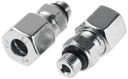 Parker - GE08LR1/8EDCF - Parker GE-R-ED ϵ GE08LR1/8EDCF п ֱ-, 500 barѹ, G 1/8 , ʽ 8 mm, -40  +120C		