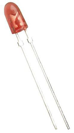 Broadcom - HLMP-LG75-XY0DD - Broadcom ɫ (626 nm ) LED HLMP-LG75-XY0DD, 2.1 V, 2 cd, 40 x 100ӽ 4 mm ͨ		