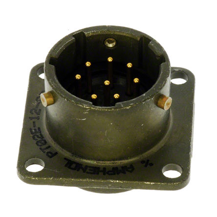 Amphenol - PT02E-12-8S - Amphenol PT ϵ 8· 尲װ  ʽ  PT02E-12-8S, ĸо, ǳߴ12, MIL-DTL-26482		