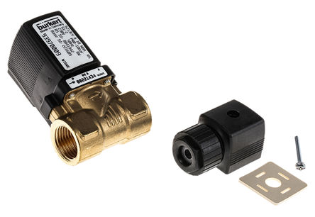 Burkert - 221609 - Burkert 221 ϵ 2˿ ͭ ŷ 221609, 10 bar, 1/2in˿, NC, 230 V 		