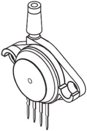 NXP - MPX12GP - Pressure Sensor 10kPa Gauge 1-Port		
