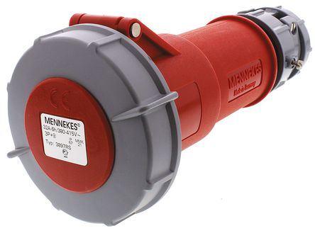 Mennekes - 3897 - Mennekes PowerTOP ϵ ɫ 4P ҵԴ °װ  3897, 32A, 400 V, IP67		
