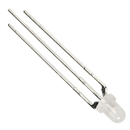 Kingbright - L-93WEGW - Kingbright Bi-Colour ϵ ˫ɫ ɫ/ɫ (617 nm ) LED L-93WEGW, 40 mcd, 60 ӽ, 3  3mm (T-1) ͨ		