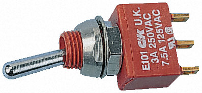 C & K - E108SYZQE - C & K ˫ л E108SYZQE, (On)-On, 7.5 A @ 28 V ֱ		