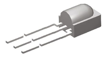 Vishay - TSOP38536 - Vishay 36kHz IR  TSOP38536, 950nm, 45m, 2.5V - 5V, 3		