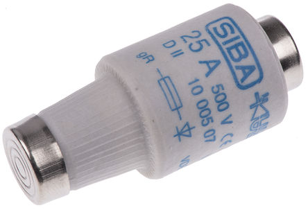 SIBA - 10-005-07/25A - SIBA 25A DIIߴ gR Diazed ۶ 10-005-07/25A, E27, 500V ac		