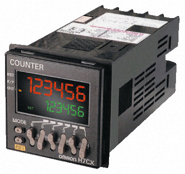 Omron - H7CX-AD-N - Omron 6λ 7 θƴ LCDֶ֣ʽ  H7CX-AD-N, -99999  999999ʾΧ, ޵ѹѹ, 5kHzƵ, 12  24 V ֱԴ		