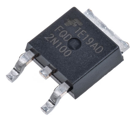 Fairchild Semiconductor - FQD2N100TM - Fairchild Semiconductor QFET ϵ Si N MOSFET FQD2N100TM, 1.6 A, Vds=1000 V, 3 DPAKװ		