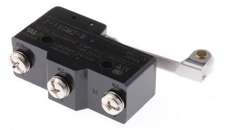 Omron - Z15GM2B - Omron IP00 ȹ֬ ٶ λ Z15GM2B, תӸܸ, SPDT, /, 500V		