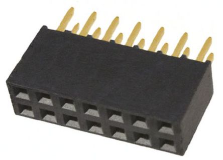 Samtec - SSQ-107-01-G-D - Samtec SSQ ϵ 2 14· ֱ 2.54mmھ ͨ ӡˢ· SSQ-107-01-G-D, Ӷ˽, ԰		