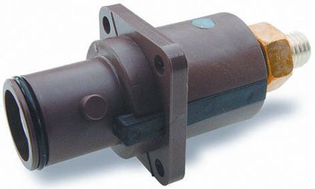 ITT Cannon - SNPM-P-TP-BN - ITT Cannon Veam Snaplock ϵ ɫ 1P Դ 尲װ ͷ SNPM-P-TP-BN, 250A, 1 kV , IP67		