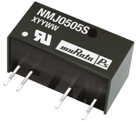 Murata Power Solutions - NMJ0515SAC - Murata Power Solutions NMJ ϵ 1W ʽֱ-ֱת NMJ0515SAC, 4.5  5.5 V ֱ, 15V dc, 66mA, 5.2kV dcѹ, SIPװ		