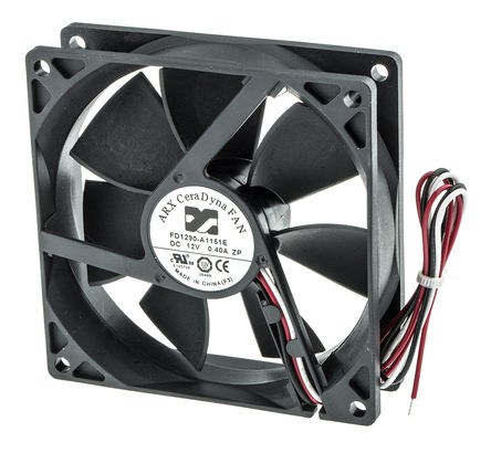 ARX - FD1290-A1151E2AL - ARX CeraDyna ϵ 4.32W 12 V ֱ  FD1290-A1151E2AL, 108.2m3/h, 3600rpm, 92 x 92 x 25mm		