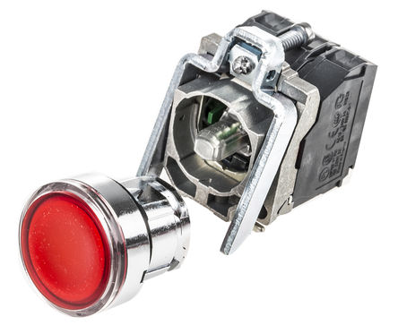 Schneider Electric - XB4BW34B5 - Schneider Electric XB4 ϵ IP66IP67IP69IP69K / ť XB4BW34B5, 尲װ, 6 A 550 mA ֱ		