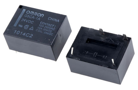 Omron - G5CA1A24DC - Omron G5CA1A24DC  PCB װ Ǳ̵, 24V dc		