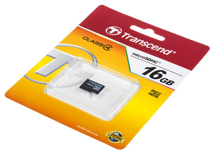 Transcend - TS16GUSDC4 - Transcend 16 GB MicroSDHC		
