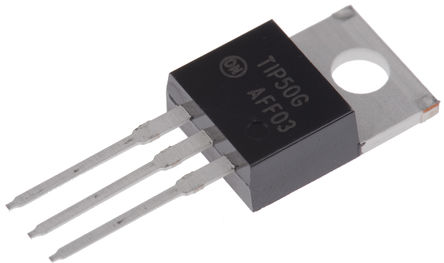 ON Semiconductor - TIP50G - ON Semiconductor TIP50G , NPN , 1 A, Vce=400 V, HFE:10, 10 MHz, 3 TO-220ABװ		