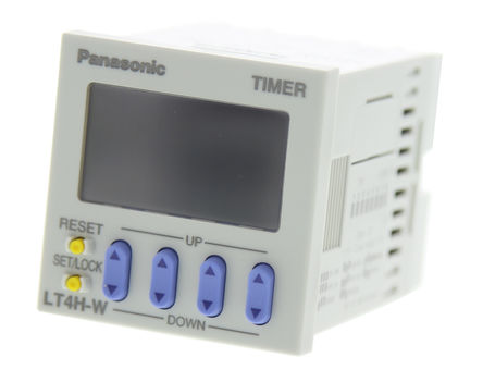 Panasonic - LT4HW24SJ - Panasonic ๦ ʱ̵ LT4HW24SJ, 0  9999 h, 0  9999 min, 0  9999 s, 12  24 V ֱ		