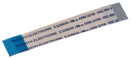 Wurth Elektronik - 687708200002 - Wurth Elektronik 6877 ϵ 200mm FFC ߵ 687708200002, 0.5mmھ, 500 mA, 60 V ac		