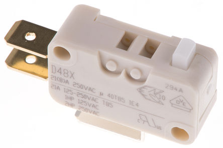 Cherry - D489-V1AA - Cherry D489-V1AA ˫ - / ťʽ ΢, 21 A @ 250 V 		