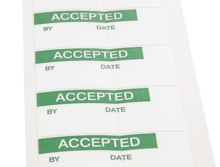 RS Pro - TLB8003A16 - RS Pro TLB8003A16 140װ Ԥӡճǩ, 38mm, 15mm Accepted		