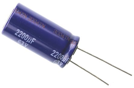 Panasonic - ECA1JM222 - Panasonic M ϵ 63 V ֱ 2200F ͨ  ECA1JM222, 20%ݲ, +85C		