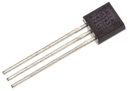 Maxim - DS2431+ - Maxim DS2431+  EEPROM 洢, 1kbit, 1 ߽ӿ, 2.8  5.25 V, 3 TO-92װ		