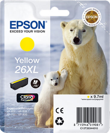 Epson - C13T26344010 - Epson ɫ ī, 26XLͺī		