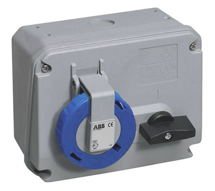 ABB - 2CMA167848R1000 - 232MHS6W - ABB Critical & Safe ϵ ɫ IP67 ˮƽ л 2P+E  2CMA167848R1000 ,  32A, 200  250 V		