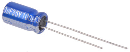 Panasonic - ECA1VAM101X - Panasonic AMX ϵ 35 V ֱ 100F ͨ  ECA1VAM101X, +85C		