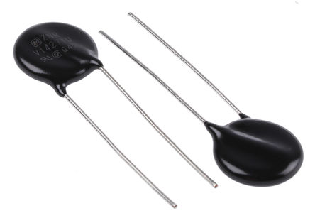 Panasonic - ERZV14D271 - Panasonic ZNR ϵ 640pF 50A 455V ӿ ERZV14D271, 15.5 (Dia.) x 5.2mm		