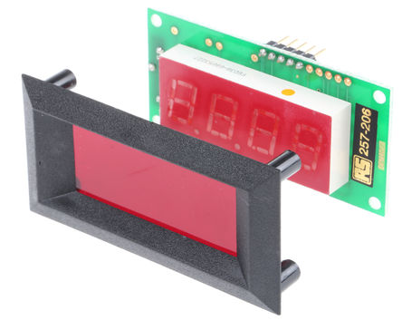 Lascar - DPM 40 - Lascar DPM 40 3.5λ LEDʾ ֱ ֵѹ, 68 x 33 mm, 0C+50C		