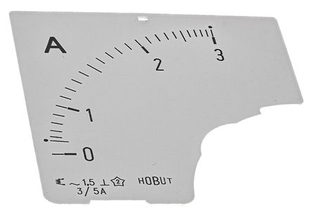 HOBUT - D72 DIAL 0/3A - HOBUT D72SD ϵ 0/3A For 3/5A CT  ̶ D72 DIAL 0/3A, 72mm  x 38.5mm , ȷ 1.5 		