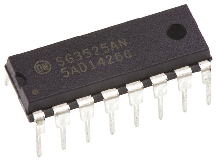 ON Semiconductor - SG3525ANG - ON Semiconductor SG3525ANG PWM ѹģʽ, ˫, 400 mA, 400 kHz, 8  35 VԴ, 16 PDIPװ		