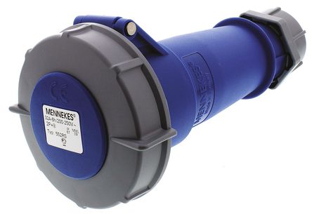 Mennekes - 552 - Mennekes ɫ 3P ҵԴ °װ  552, 32A, 230 V, IP67		