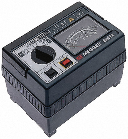 Megger - BM12 - Megger BM12 Ե, 999m, 1000V dc, 1.9mA, CAT III 300 V		